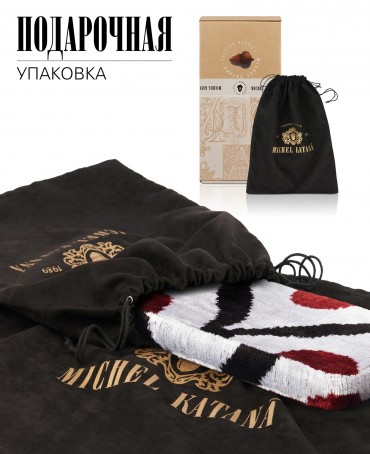 Шелковый (Бахмаль) Клатч-конверт-папка-косметичка AETERNA CONCORDIA! (Извечная Гармония) AETERNA CONCORDIA!_Thiny/S